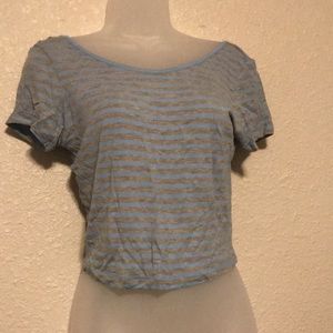 Off the shoulder crop top